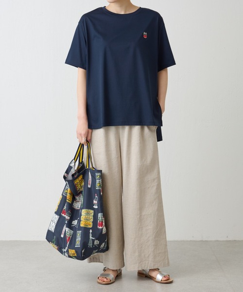 BEARDSLEY（ビアズリー）の「MarketエコBAG（トートバッグ・レディース・ネイビー・FREE）」の8枚目の写真