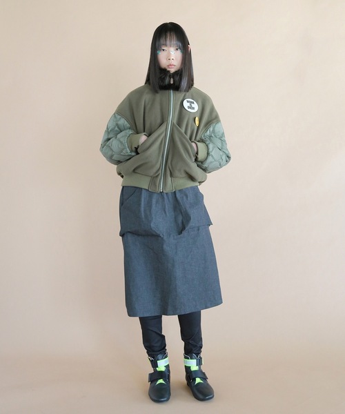 bedsidedrama（ベットサイドドラマ）の「Big Pocket Hunter Blouson（ブルゾン・レディース・カーキ/ブラック・2/1）」の6枚目の写真