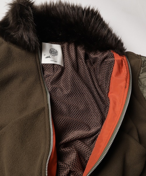 bedsidedrama（ベットサイドドラマ）の「Big Pocket Hunter Blouson（ブルゾン・レディース・カーキ/ブラック・2/1）」の17枚目の写真