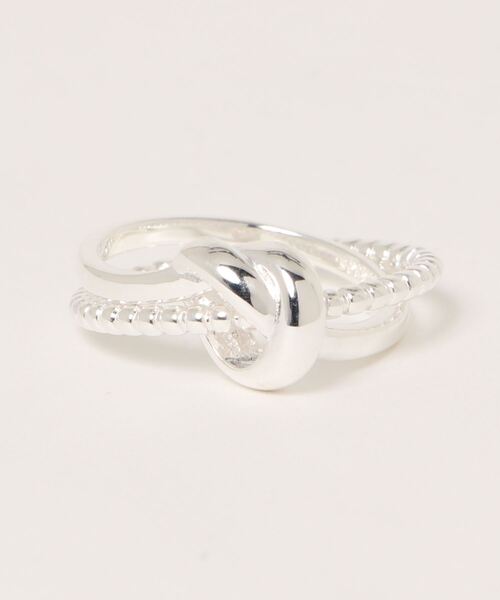 Jenny BY IMMANOEL(ジェニーバイイマノエル)の「2連オーバーラップリング(リング・レディース・シルバー/ゴールド・#12)」の8枚目の写真