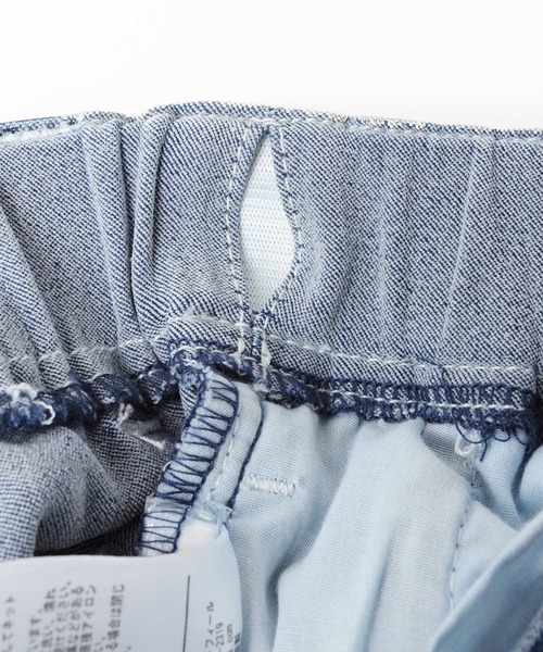 GLAZOS（グラソス）の「[テーパード]スーパーストレッチデニム・タックパンツ（デニムパンツ・キッズ・インディゴブルー/ブルー・130cm/140cm/150cm/160cm/170cm）」の11枚目の写真