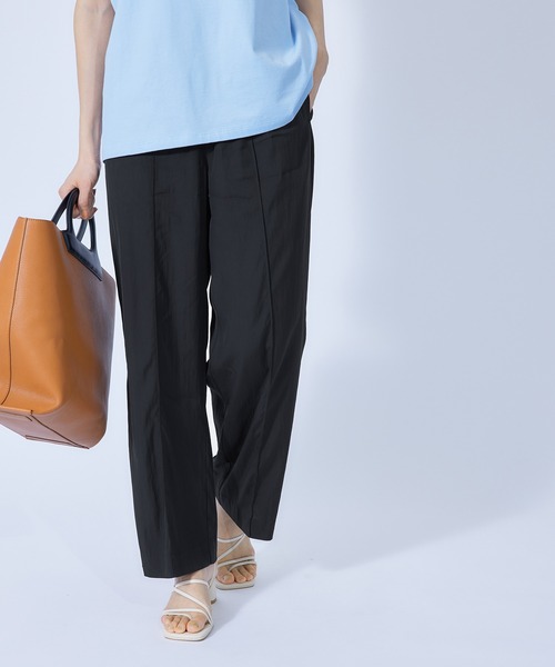 ROPE'（ロペ）の「ドロストイージーワイドパンツ（その他パンツ・レディース・ブラック/グリーン/カーキ/ピンク・36/38）」の2枚目の写真