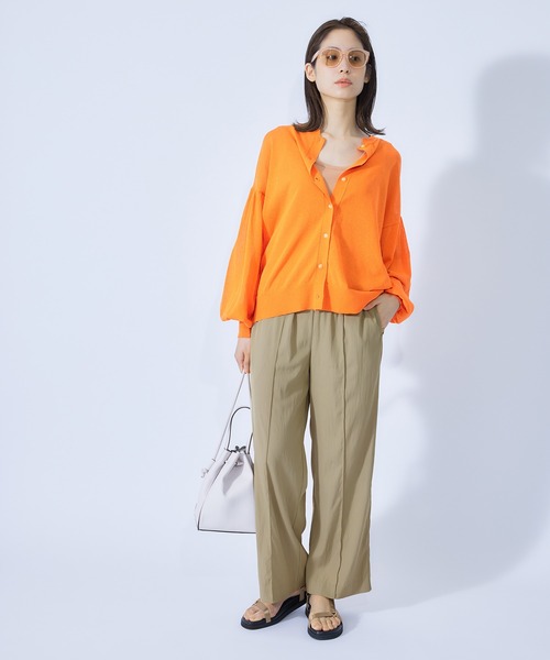 ROPE'（ロペ）の「ドロストイージーワイドパンツ（その他パンツ・レディース・ブラック/グリーン/カーキ/ピンク・36/38）」の21枚目の写真