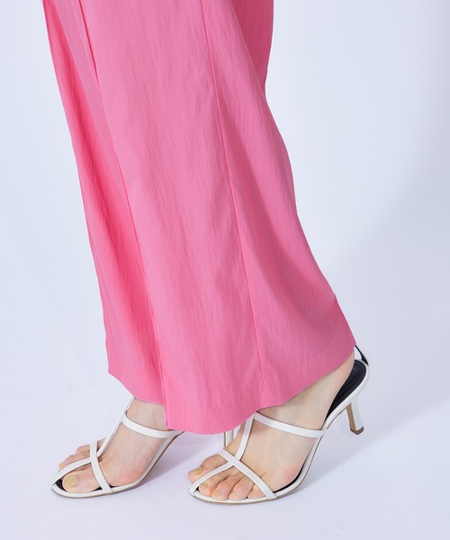 ROPE'（ロペ）の「ドロストイージーワイドパンツ（その他パンツ・レディース・ブラック/グリーン/カーキ/ピンク・36/38）」の22枚目の写真