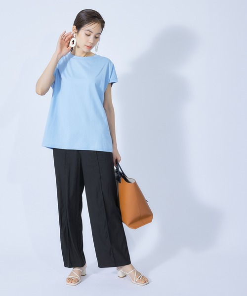 ROPE'（ロペ）の「ドロストイージーワイドパンツ（その他パンツ・レディース・ブラック/グリーン/カーキ/ピンク・36/38）」の16枚目の写真