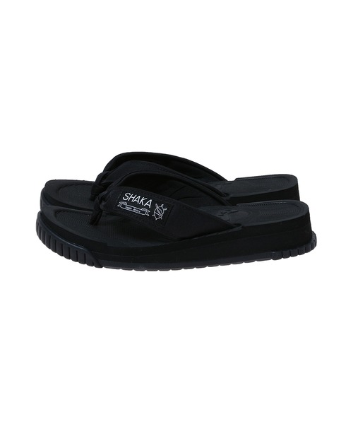 SHAKA(シャカ)の「SHAKA LAWN SLIDE 433197(サンダル・レディース・ブラック/ベージュ・24㎝/23㎝)」の11枚目の写真