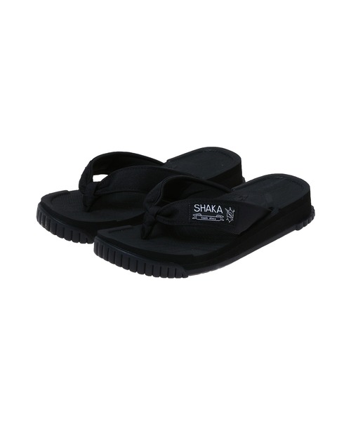 SHAKA(シャカ)の「SHAKA LAWN SLIDE 433197(サンダル・レディース・ブラック/ベージュ・24㎝/23㎝)」の7枚目の写真