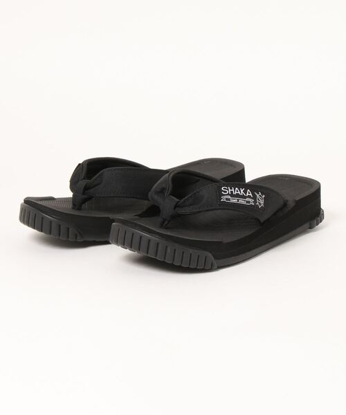 SHAKA(シャカ)の「SHAKA LAWN SLIDE 433197(サンダル・レディース・ブラック/ベージュ・24㎝/23㎝)」の8枚目の写真
