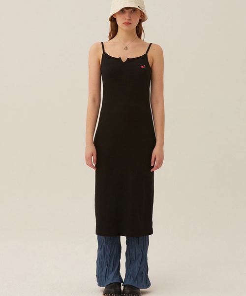 KIRSH（キルシー）の「KIRSH SMALL CHERRY SLEEVELESS DRESS LS スモールチェリースリーブレスドレス（ワンピース・レディース・ブラック/アイボリー・ONE SIZE）」の12枚目の写真
