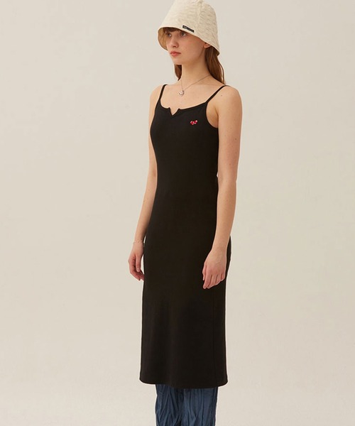 KIRSH（キルシー）の「KIRSH SMALL CHERRY SLEEVELESS DRESS LS スモールチェリースリーブレスドレス（ワンピース・レディース・ブラック/アイボリー・ONE SIZE）」の13枚目の写真