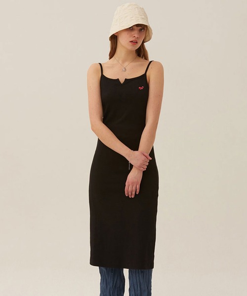 KIRSH（キルシー）の「KIRSH SMALL CHERRY SLEEVELESS DRESS LS スモールチェリースリーブレスドレス（ワンピース・レディース・ブラック/アイボリー・ONE SIZE）」の15枚目の写真