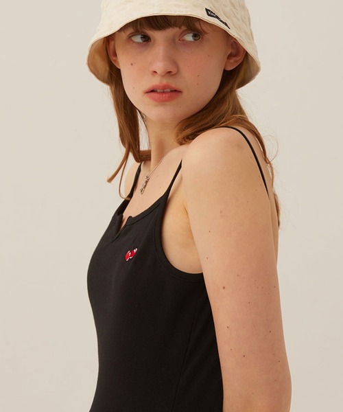 KIRSH（キルシー）の「KIRSH SMALL CHERRY SLEEVELESS DRESS LS スモールチェリースリーブレスドレス（ワンピース・レディース・ブラック/アイボリー・ONE SIZE）」の17枚目の写真