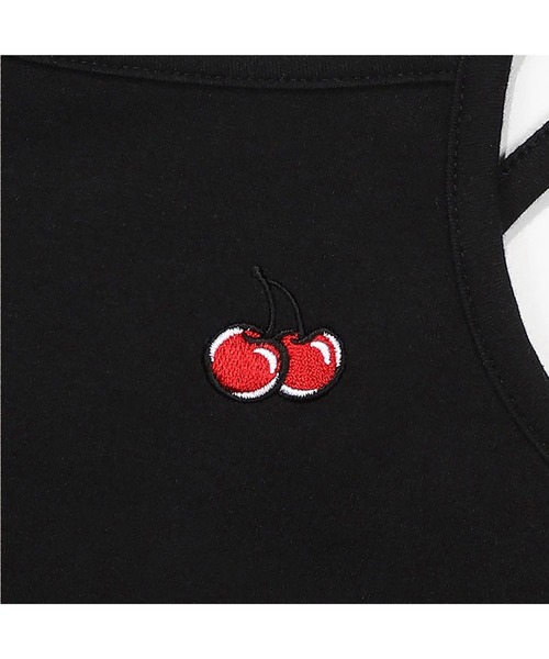 KIRSH（キルシー）の「KIRSH SMALL CHERRY SLEEVELESS DRESS LS スモールチェリースリーブレスドレス（ワンピース・レディース・ブラック/アイボリー・ONE SIZE）」の20枚目の写真