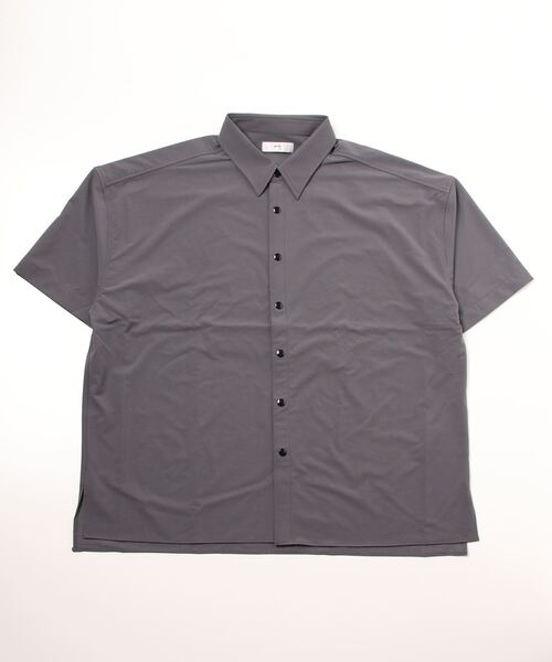 qwerty（クワーティ）の「qwerty (クワーティ)Five Star Embroidery Stretch  Shirts（シャツ/ブラウス・メンズ・チャコール/ブラック・LARGE/MEDIUM）」の2枚目の写真