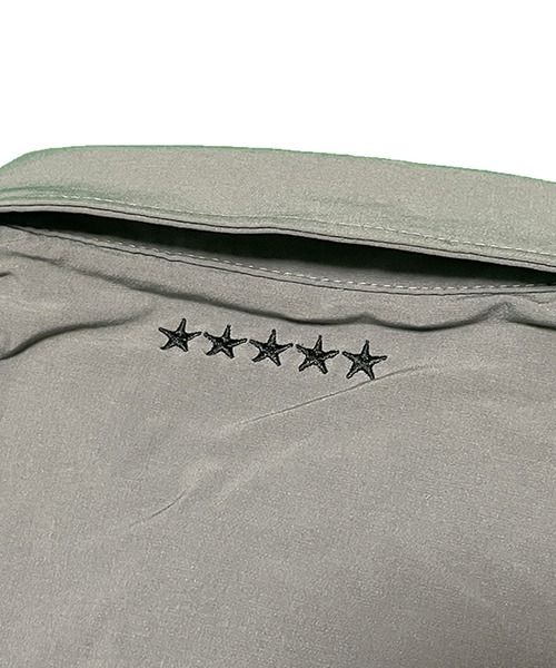 qwerty（クワーティ）の「qwerty (クワーティ)Five Star Embroidery Stretch  Shirts（シャツ/ブラウス・メンズ・チャコール/ブラック・LARGE/MEDIUM）」の6枚目の写真