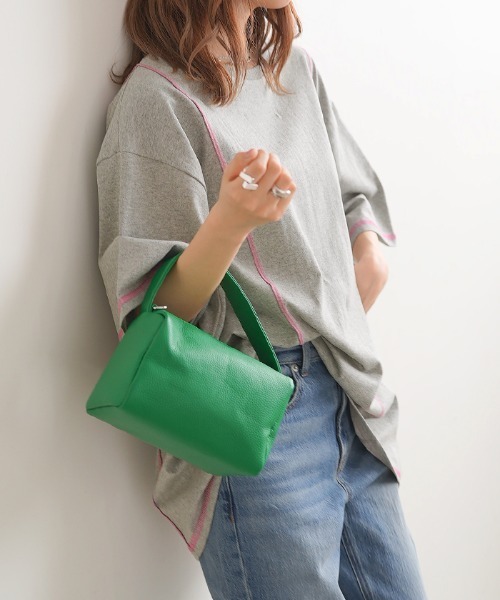 Futier land(フューティアランド)の「BIGリンキングTシャツ(Tシャツ/カットソー・レディース・ホワイト/チャコールグレー/パープル/杢グレー・FREE)」の21枚目の写真
