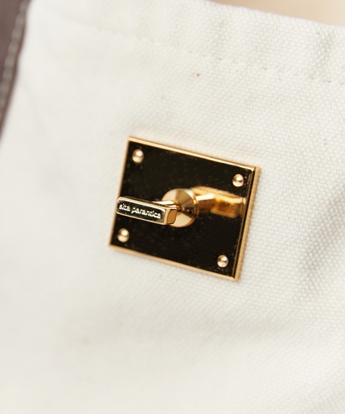 sita parantica（シータパランティカ）の「sita parantica/シータ パランティカ TOTEBAG CVL-M キャンバストートバッグM 2026年春夏（トートバッグ・レディース・ブラック系その他/ブラウン系その他/ネイビー系/オリーブ系/ブルー系その他/ベージュ系その他/グリーン/パープル/チャコール・FREE）」の21枚目の写真