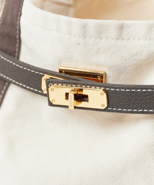 sita parantica（シータパランティカ）の「sita parantica/シータ パランティカ TOTEBAG CVL-M キャンバストートバッグM 2026年春夏（トートバッグ・レディース・ブラック系その他/ブラウン系その他/ネイビー系/オリーブ系/ブルー系その他/ベージュ系その他/グリーン/パープル/チャコール・FREE）」の19枚目の写真