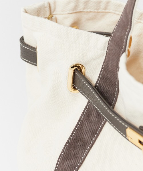 sita parantica（シータパランティカ）の「sita parantica/シータ パランティカ TOTEBAG CVL-M キャンバストートバッグM 2026年春夏（トートバッグ・レディース・ブラック系その他/ブラウン系その他/ネイビー系/オリーブ系/ブルー系その他/ベージュ系その他/グリーン/パープル/チャコール・FREE）」の17枚目の写真