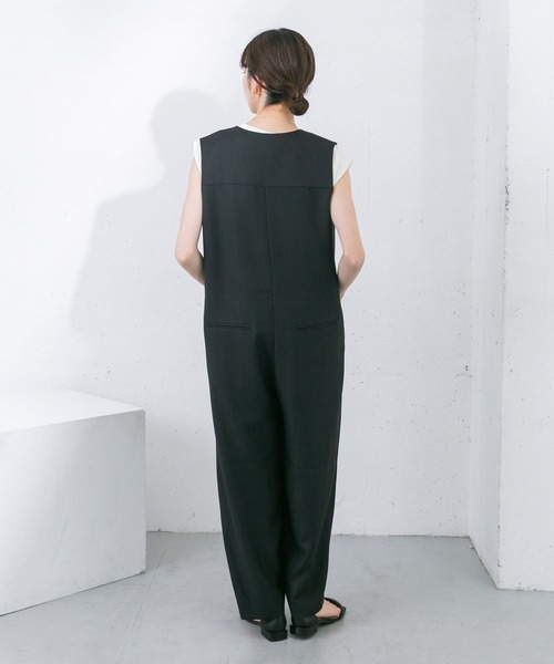 KBF(ケイビーエフ)の「ラップサロペット(サロペット/オーバーオール・レディース・ブラック/ベージュ・38/36)」の15枚目の写真