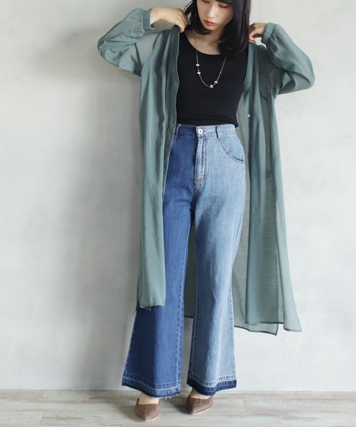 セール サマーシアーガウン シャツワンピース Kese Moi ケセモイ のファッション通販 Zozotown