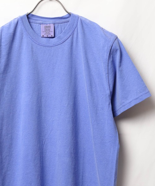 comfort colors（コンフォートカラーズ）の「/COMFORT COLORS/6.1oz ｶﾞｰﾒﾝﾄﾀﾞｲTｼｬﾂ（Tシャツ/カットソー・メンズ・マスタード/スミクロ/ホワイト/グリーン系/ブルー系2/ターコイズブルー系/ブルー系・LARGE/MEDIUM/X-LARGE）」の6枚目の写真