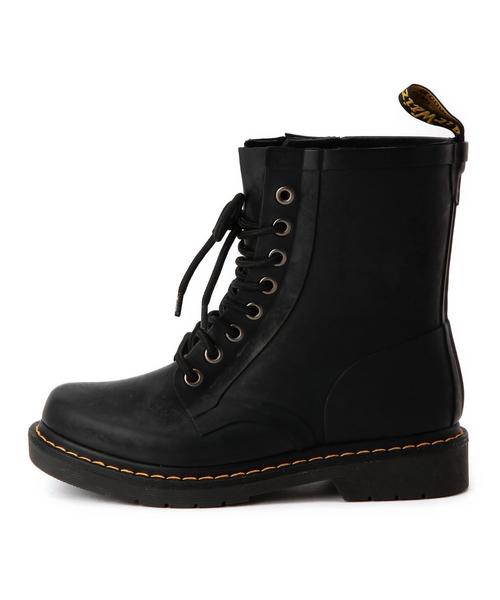 Dr. Martens(ドクターマーチン)の「BYRI Dr.Martens 8アイレット レインブーツ(レインシューズ・レディース・ブラック・6/4/5)」の5枚目の写真