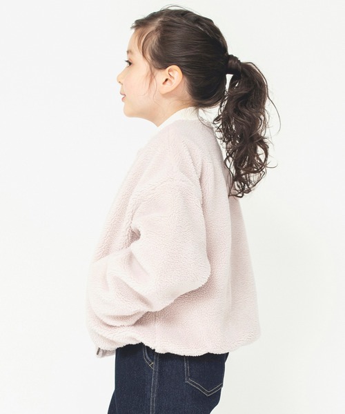 セール】ノーカラーボアブルゾン（ノーカラージャケット）｜branshes