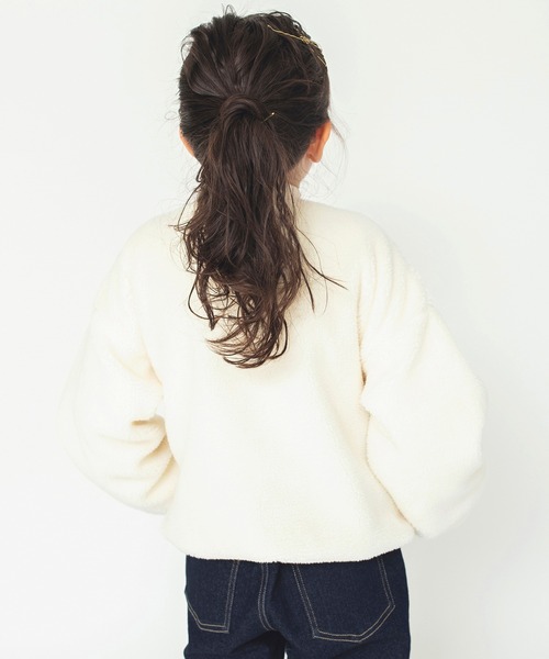 セール】ノーカラーボアブルゾン（ノーカラージャケット）｜branshes