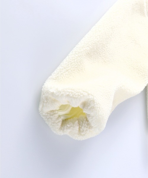 BRANSHES(ブランシェス)の「ノーカラーボアブルゾン(ノーカラージャケット・キッズ・チャコールグレー/ブラウン/ピンク/アイボリー・110cm/100cm/120cm/130cm/140cm/150cm/160cm/90cm)」の22枚目の写真