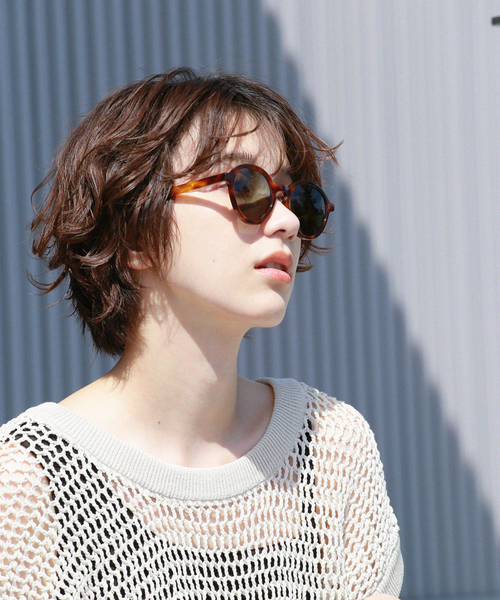 A.D.S.R.（エーディーエスアール）の「【A.D.S.R. / エーディーエスアール】ERROL：サングラス（メガネ・レディース・ブラウン・FREE）」の4枚目の写真