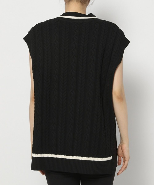 PAGEBOY（ページボーイ）の「ケーブルカレッジベスト（ベスト・レディース・ブラック/アイボリー/ブラウン系その他・FREE）」の16枚目の写真