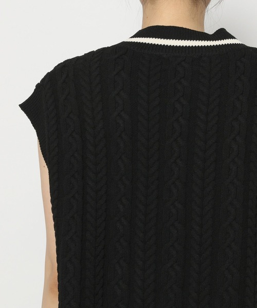 PAGEBOY（ページボーイ）の「ケーブルカレッジベスト（ベスト・レディース・ブラック/アイボリー/ブラウン系その他・FREE）」の20枚目の写真