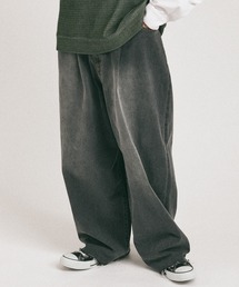 MUHET | 【NEW COLOR RELEASE】カットオフタックワイドバルーンデニムパンツ(デニムパンツ)