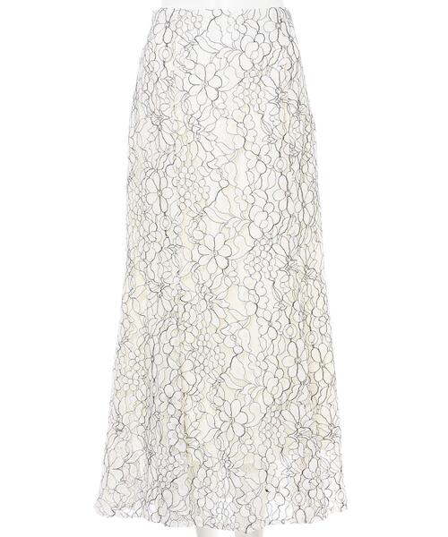 INGNI(イング)の「レースマーメイドスカート(スカート・レディース・ブラック/ホワイト×ブラック/ホワイト系その他2・FREE)」の4枚目の写真