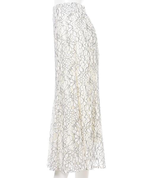 INGNI(イング)の「レースマーメイドスカート(スカート・レディース・ブラック/ホワイト×ブラック/ホワイト系その他2・FREE)」の10枚目の写真