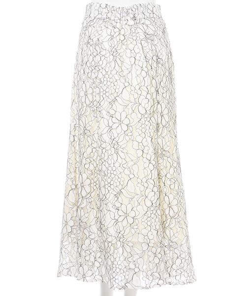 INGNI(イング)の「レースマーメイドスカート(スカート・レディース・ブラック/ホワイト×ブラック/ホワイト系その他2・FREE)」の9枚目の写真