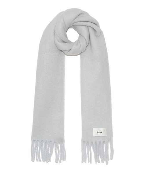 FURFUR（ファーファー）の「カラーシャギーマフラー（マフラー・レディース・サックスブルー/オレンジ/ラベンダー・FREE）」の2枚目の写真