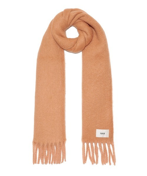 FURFUR（ファーファー）の「カラーシャギーマフラー（マフラー・レディース・サックスブルー/オレンジ/ラベンダー・FREE）」の3枚目の写真