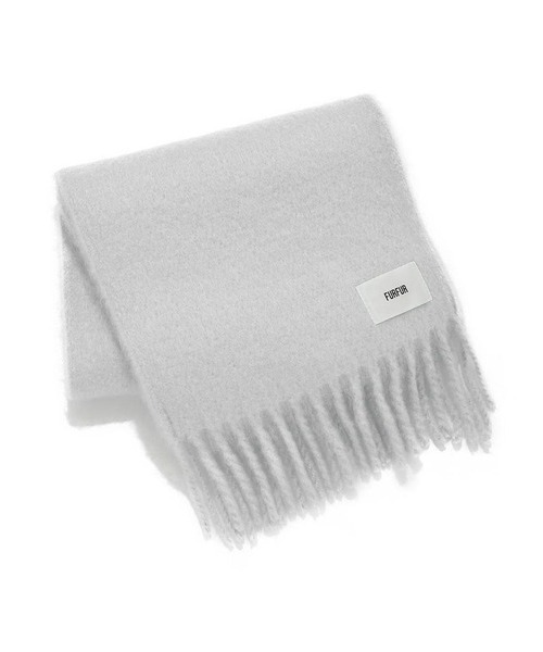 FURFUR（ファーファー）の「カラーシャギーマフラー（マフラー・レディース・サックスブルー/オレンジ/ラベンダー・FREE）」の4枚目の写真