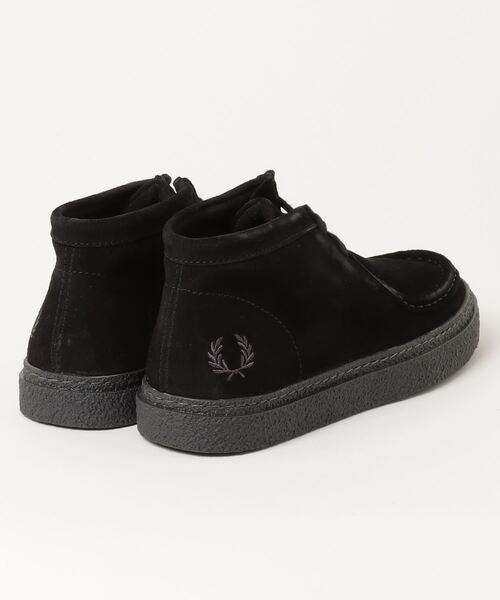 FRED PERRY（フレッドペリー）の「Dawson Mid Suede（ブーツ・メンズ・ブラック・26cm/27cm/28cm/25cm）」の2枚目の写真