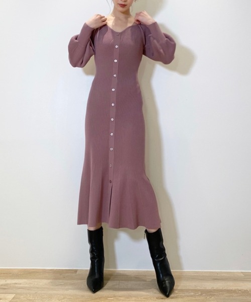 ブランド古着 ニットワンピース ワンピース Snidel スナイデル のファッション通販 Zozoused