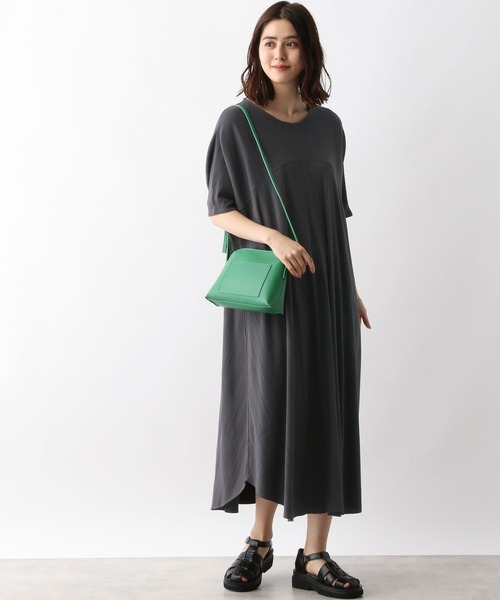 LEPSIM（レプシィム）の「ヨウリュウキリカエワンピース　349282（ワンピース・レディース・ブラウン/グレー/レッド・FREE）」の2枚目の写真