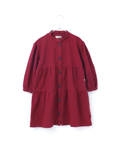 MAKE YOUR DAY(メイクユアデイ)の「シャツワンピース■80~140cm(シャツワンピース・キッズ・ブラウン/レッド・90/120/140/130/110/100)」の13枚目の写真