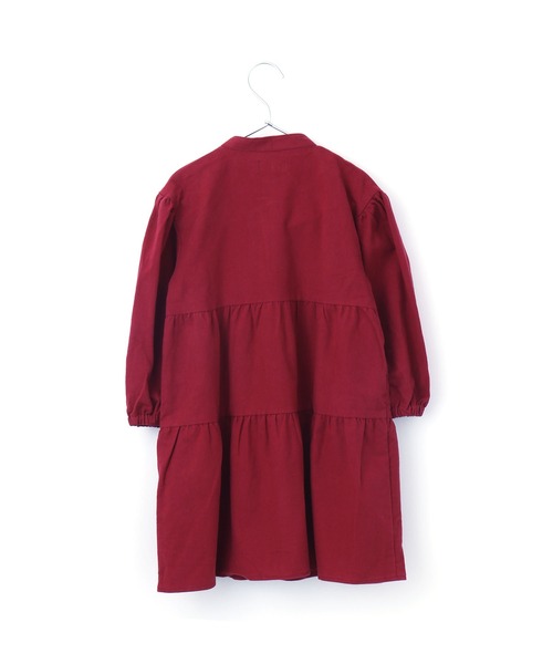 MAKE YOUR DAY(メイクユアデイ)の「シャツワンピース■80~140cm(シャツワンピース・キッズ・ブラウン/レッド・90/120/140/130/110/100)」の14枚目の写真