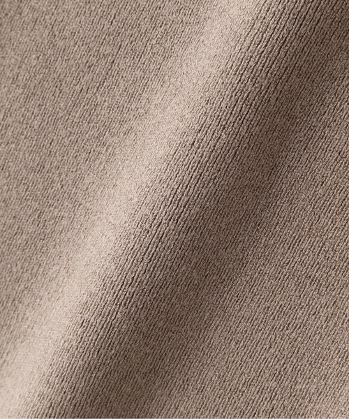 N.（N. Natural Beauty Basic）（エヌエヌナチュラルビューティーベーシック）の「◆ウォームアップリブボトルネックニット（ニット/セーター・レディース・オフホワイト/ブラック/グレイッシュベージュ・MEDIUM）」の14枚目の写真