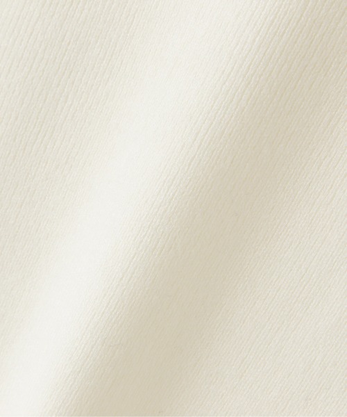 N.（N. Natural Beauty Basic）（エヌエヌナチュラルビューティーベーシック）の「◆ウォームアップリブボトルネックニット（ニット/セーター・レディース・オフホワイト/ブラック/グレイッシュベージュ・MEDIUM）」の12枚目の写真