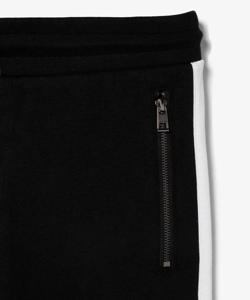 Michael Michael Kors ストライプワイドスラックス　ブラック Michael Kors Side logo-print Track Pants | Black | FARFETCH