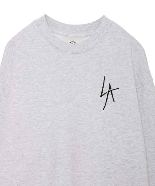 TATRAS CONCEPT STORE（タトラスコンセプトストア）の「LOCAL AUTHORITY LA(ローカルオーソリティー) SLASH CREW NECK FLEECE（スウェット・メンズ・グレー・M/L）」の3枚目の写真