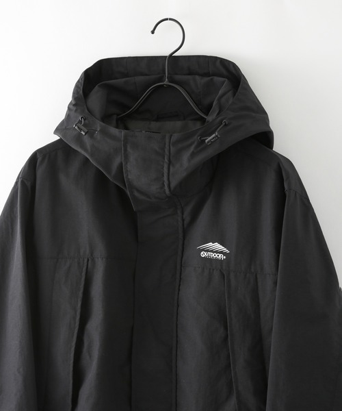 OUTDOOR PRODUCTS（アウトドアプロダクツ）の「【OUTDOOR PRODUCTS/アウトドアプロダクツ】切り替えマウンテンパーカー　撥水　透湿　UVカット　ユニセックス（マウンテンパーカー・メンズ・ネイビー/ブラック/カーキ/ベージュ/グリーン/チャコールグレー/ライトベージュ・LARGE/X-LARGE/MEDIUM/SMALL）」の2枚目の写真